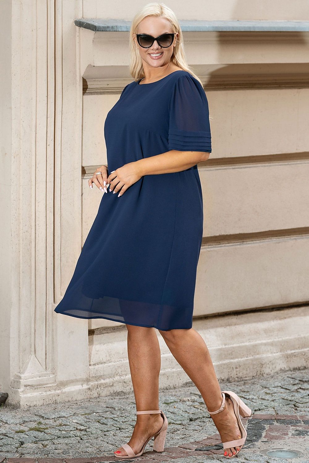 Plus size jurk model 180452 Karko