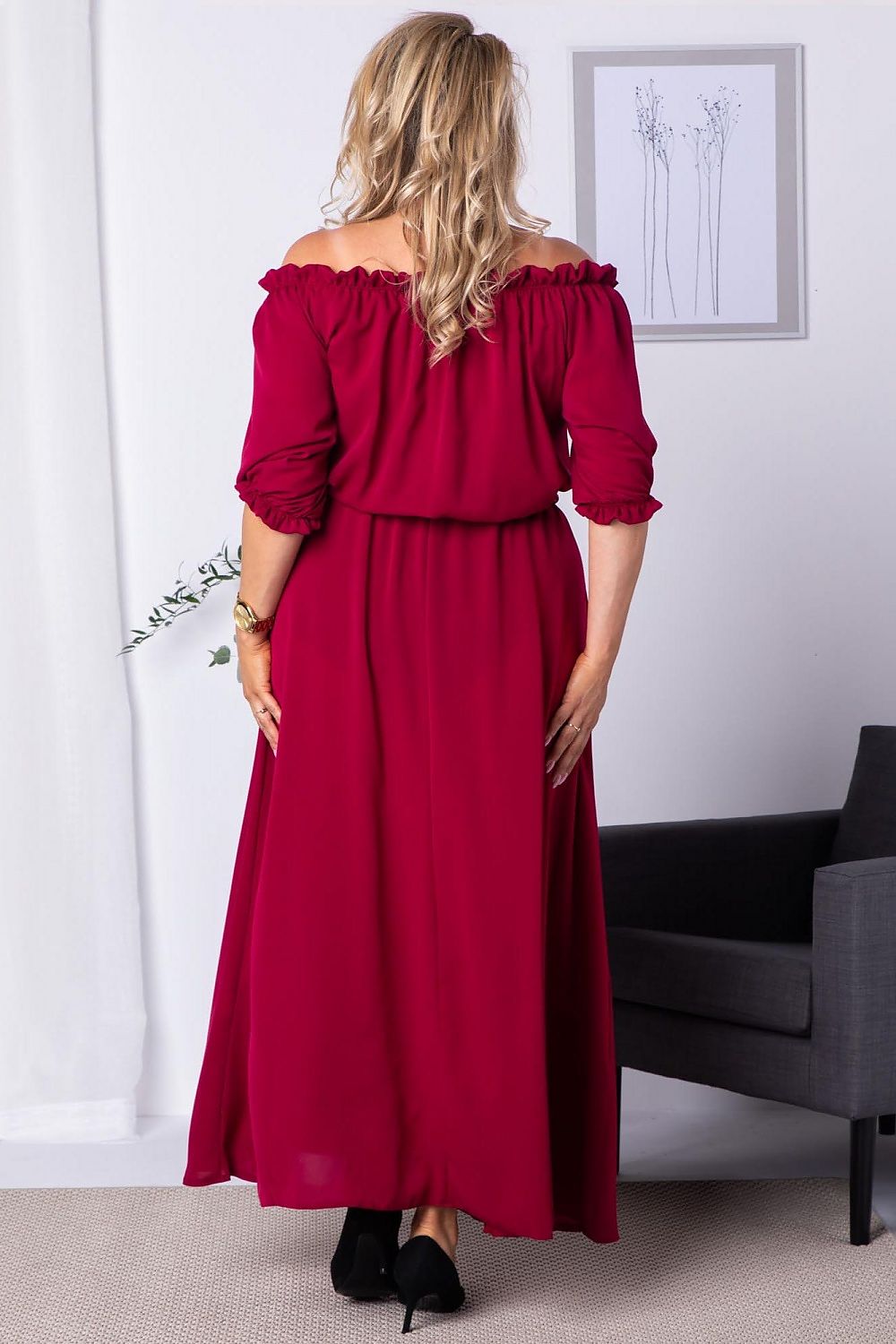 Plus size jurk model 182179 Karko