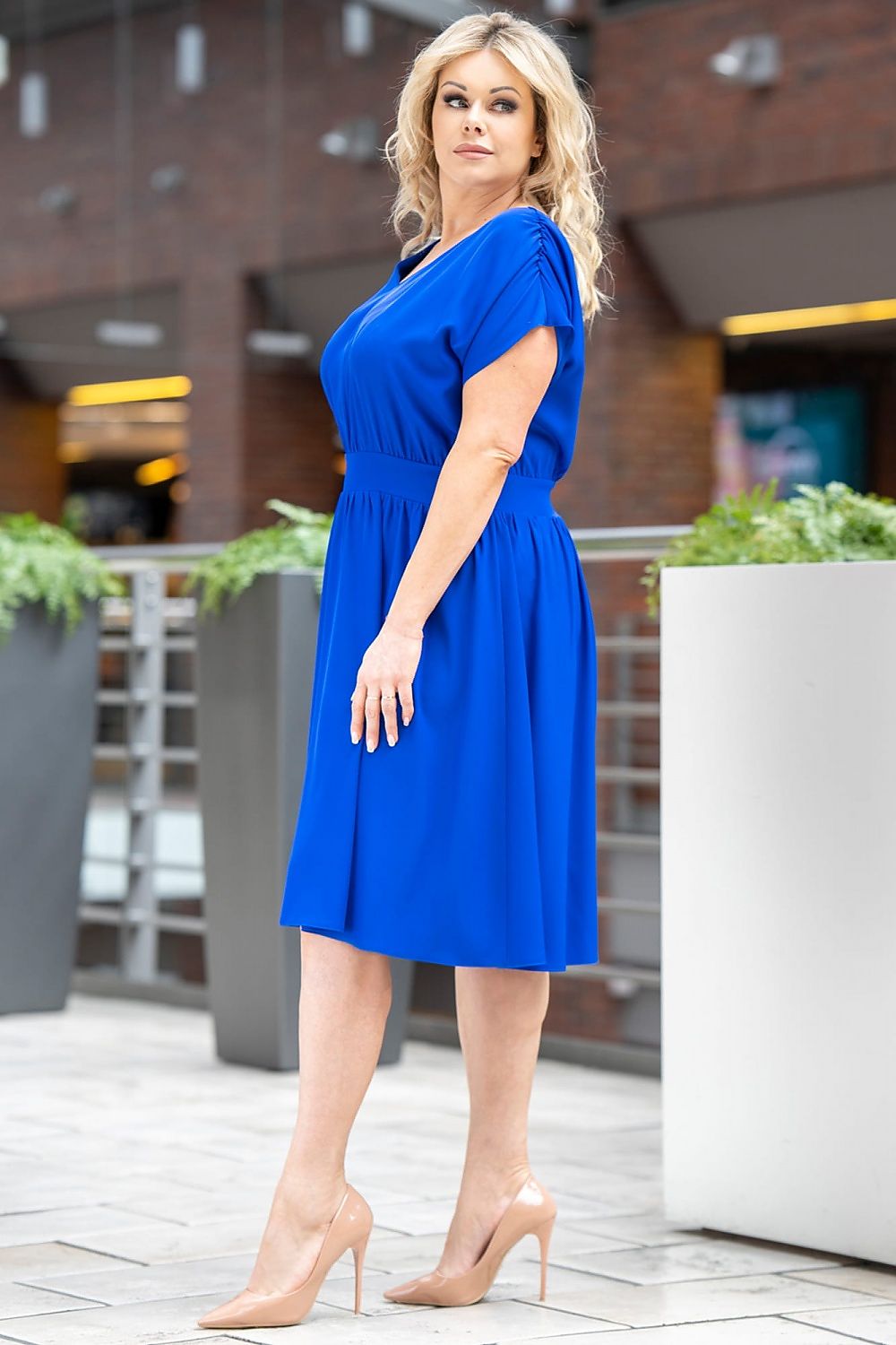 Plus size jurk model 183385 Karko