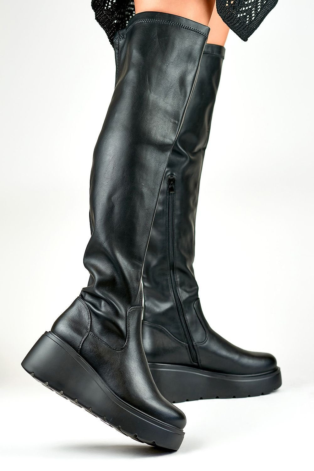 Boots with wedge heel model 186440 PRIMO