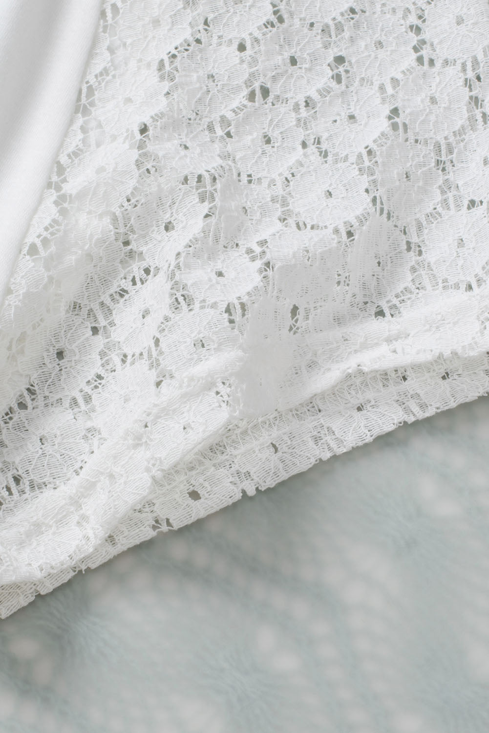Zwarte top Lace Sleeve - PrizQ