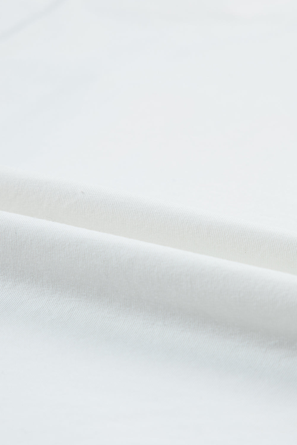 Witte MAMA T-shirt met chenille patches en ronde hals - PrizQ