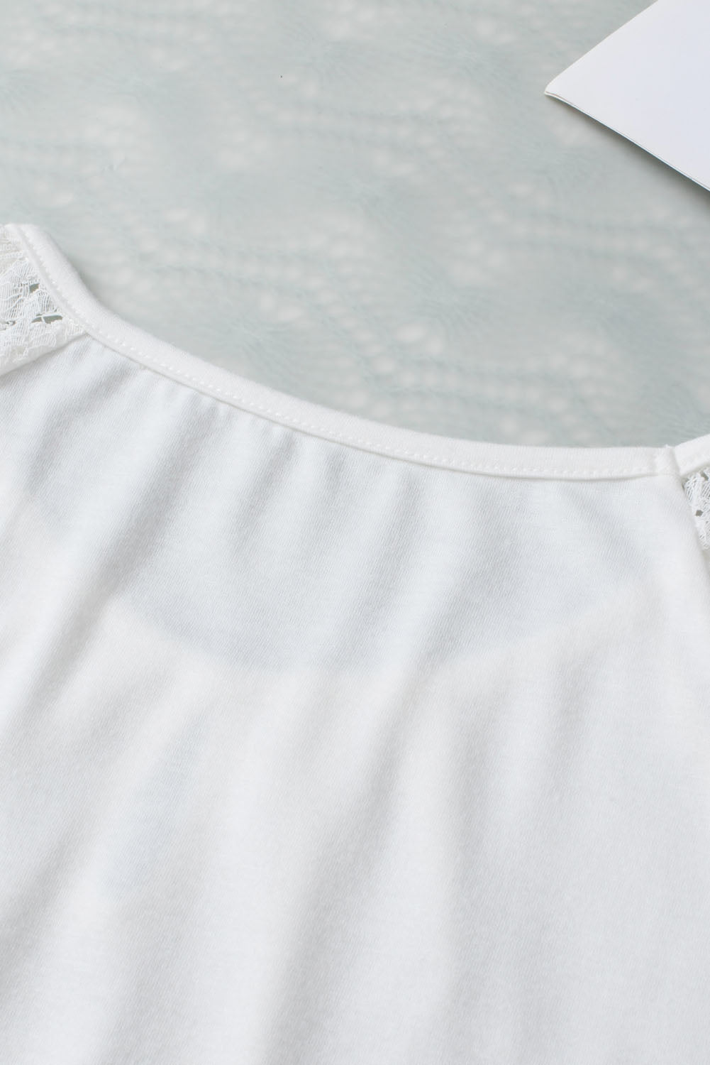 Zwarte top Lace Sleeve - PrizQ