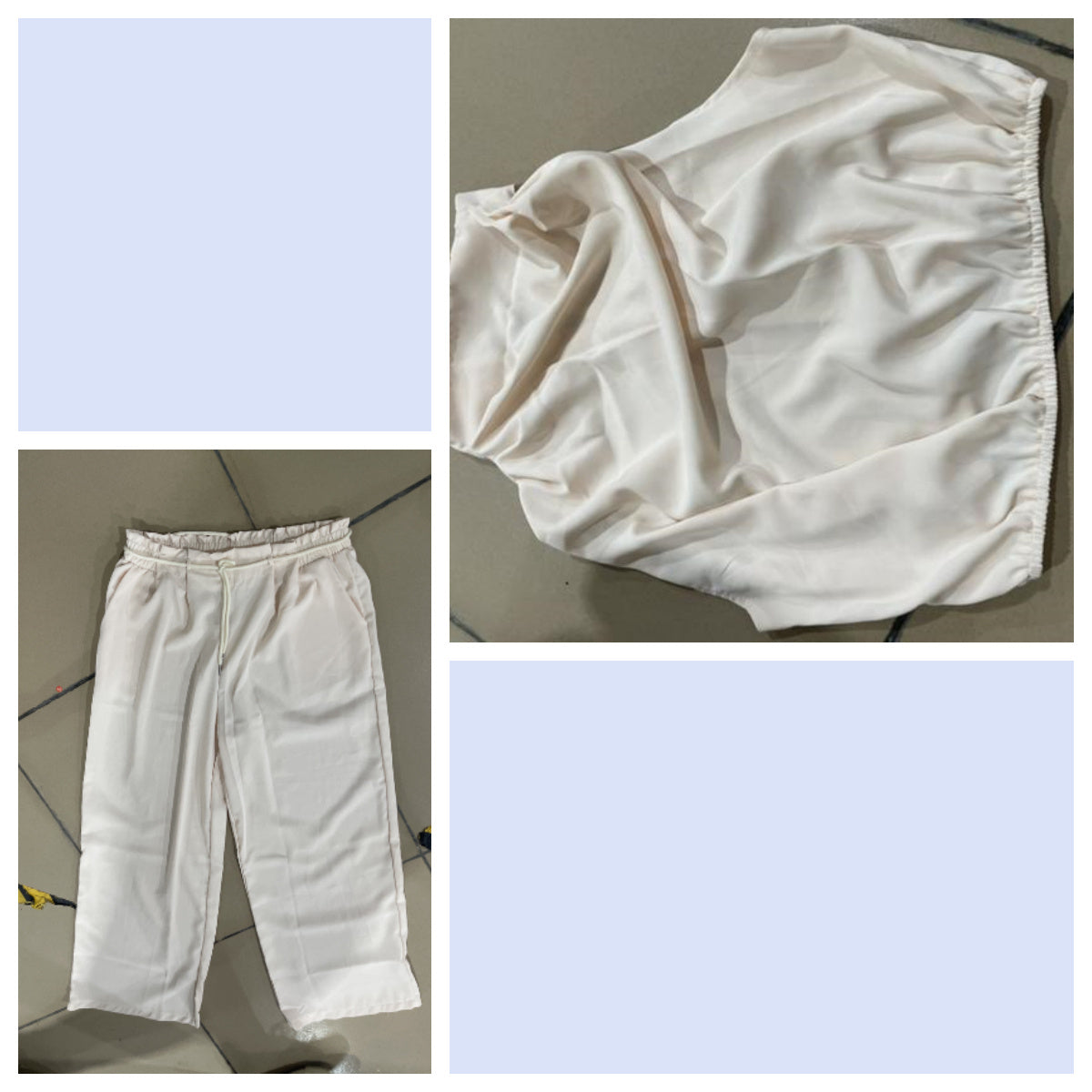 Zomerset casual  buiktopje met broek en wijde pijpen 2-delig set - PrizQ