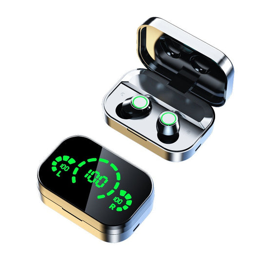 YD03 Wireless Bluetooth Headset TWS Large Screen Smart Digital Display In Ear Breathing Light - PrizQ