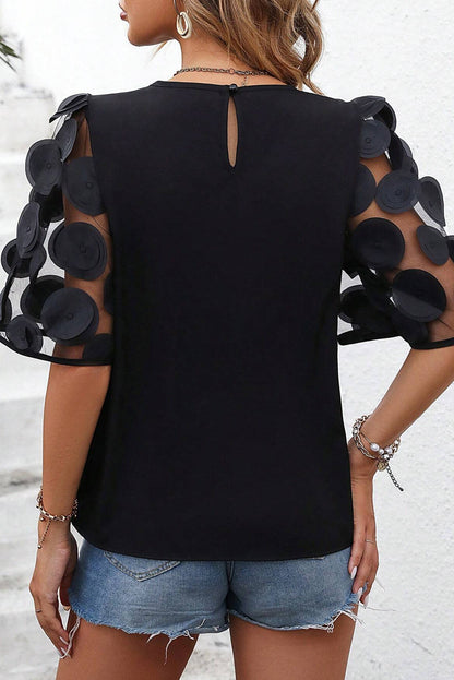 Roze mesh blouse - PrizQ