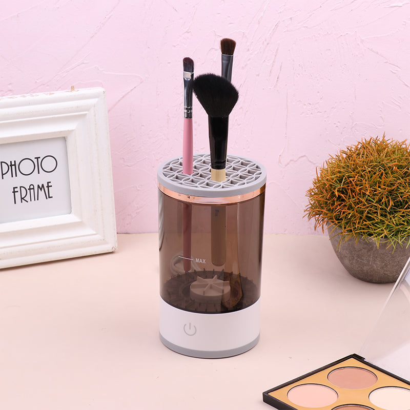 Women Eye Shadow Brush Cleaning Tool Portable Electric Makeup Brush Cleaner Machine With USB Charging Automatic Cosmetic Brush - PrizQ