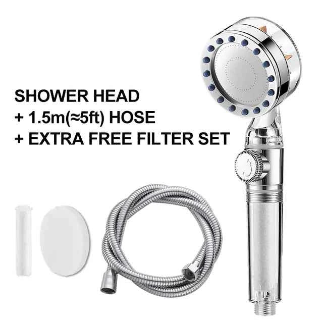 Turbocharged Douchekop – Krachtige Waterstroom voor een Luxe Douche-ervaring