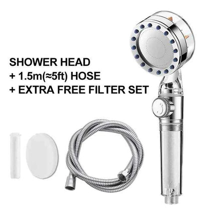 Turbocharged Douchekop – Krachtige Waterstroom voor een Luxe Douche-ervaring