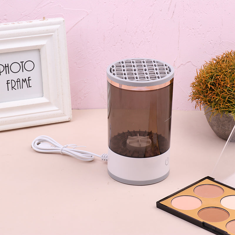 Women Eye Shadow Brush Cleaning Tool Portable Electric Makeup Brush Cleaner Machine With USB Charging Automatic Cosmetic Brush - PrizQ