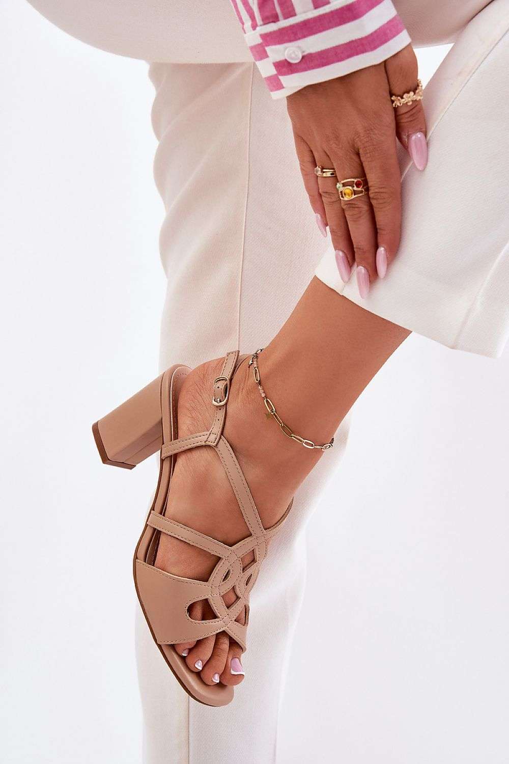  sandalen op hak model 212835 Step in style 