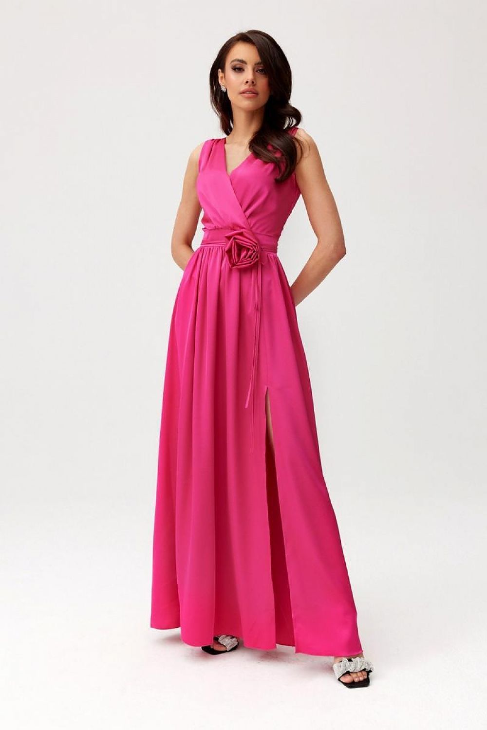 Satin Nocturne evening dress | 196272 Roco Fashion