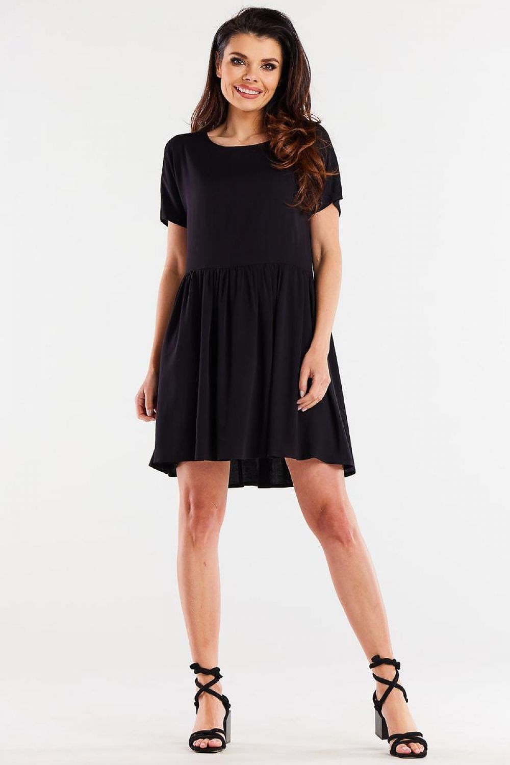 Stijlvolle Jurk met Ruches model 196610 – Perfect voor Elke Gelegenheid - PrizQ
