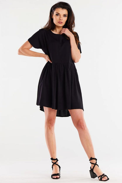 Stijlvolle Jurk met Ruches model 196610 – Perfect voor Elke Gelegenheid - PrizQ