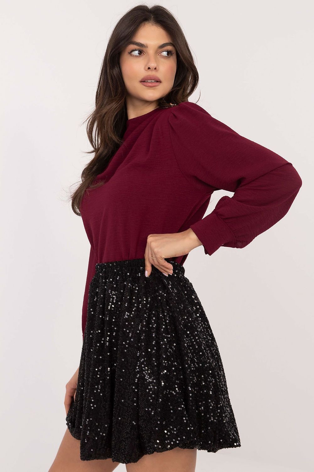 Korte rok model 203773 Italy Moda