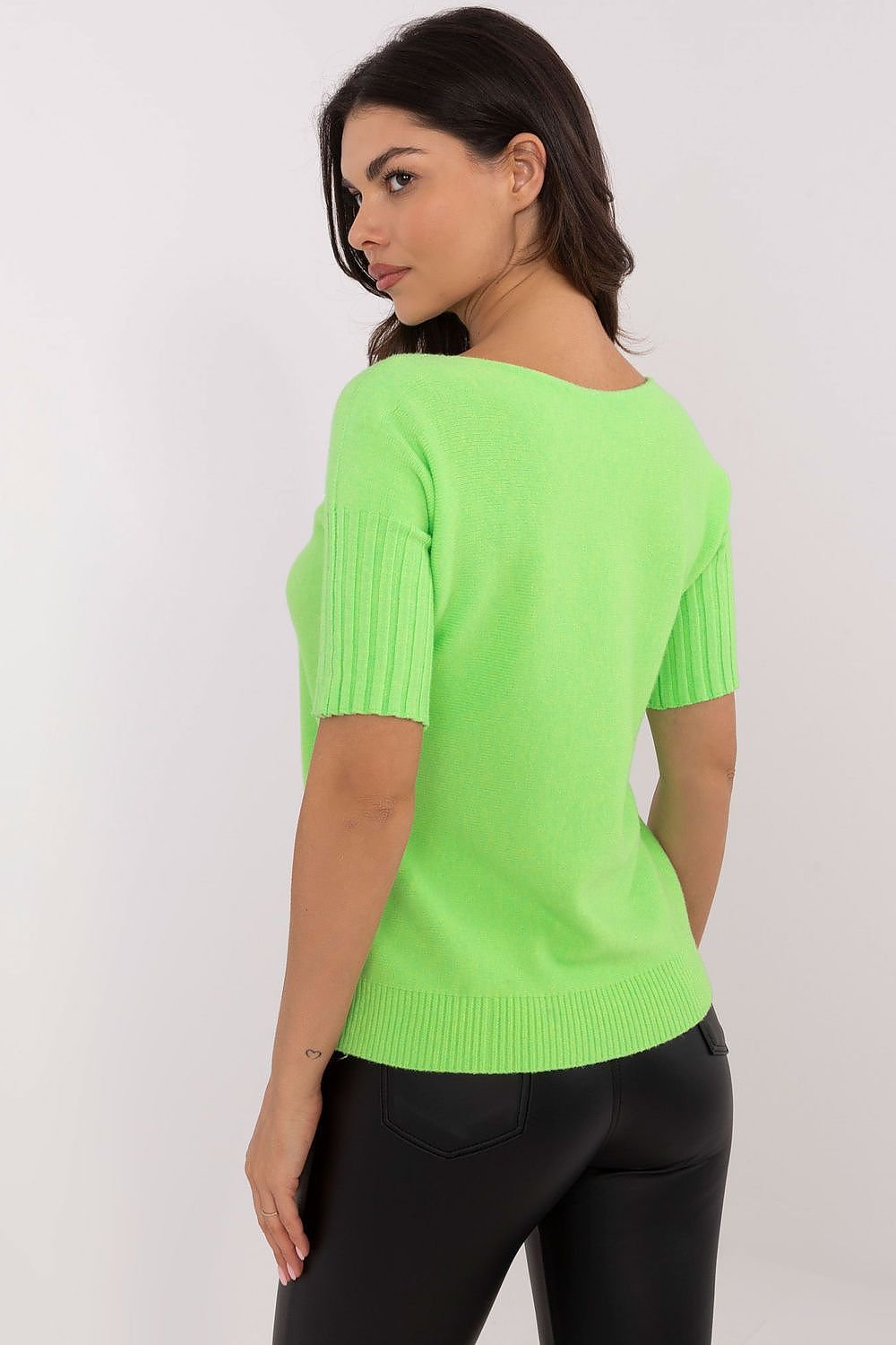 Trui met korte mouwen model 203808 Italy Moda