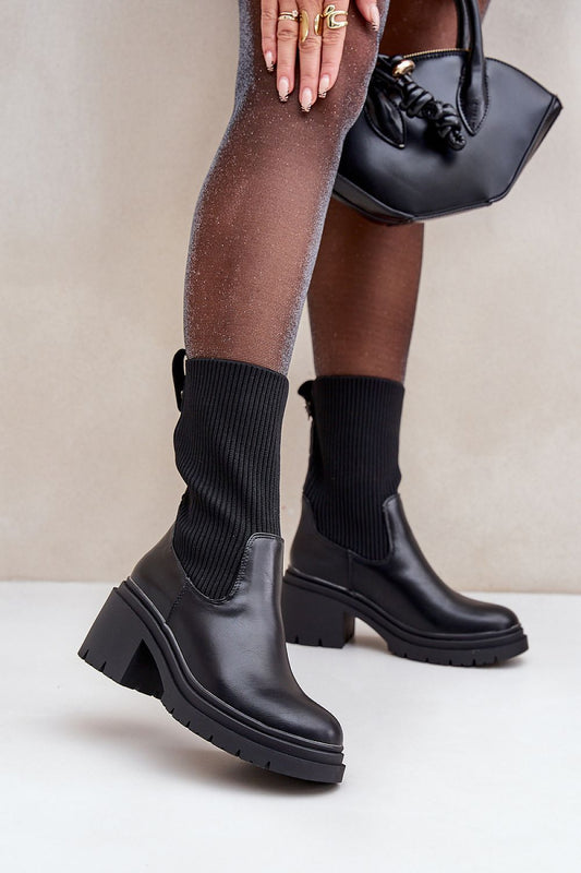 Laarsjes met hoge hak model 204702 Step in style