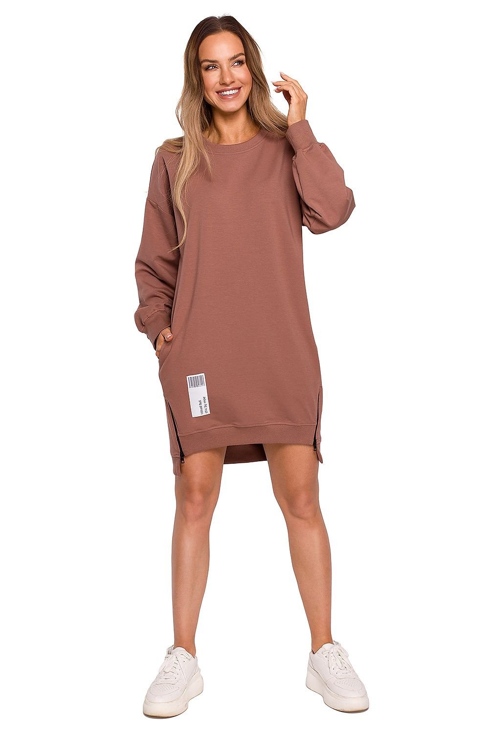 dress Sukienka Model MOE676 Cukierkowy Róż - Moe