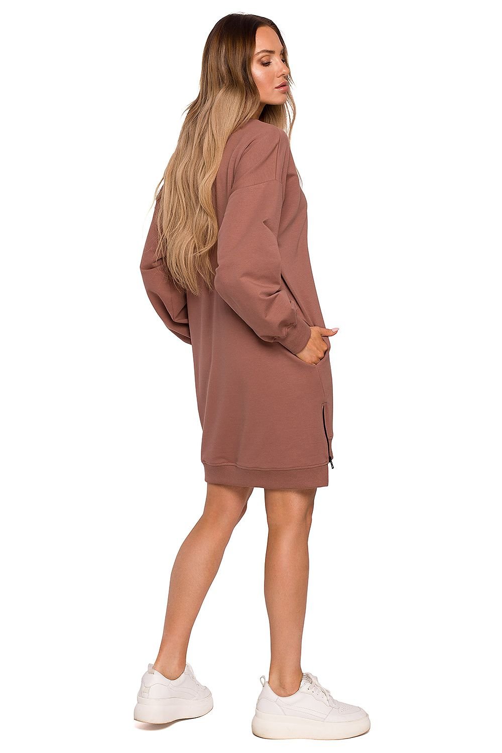 dress Sukienka Model MOE676 Cukierkowy Róż - Moe