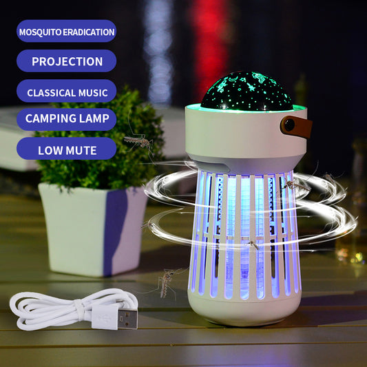 2 In 1 elektronisch muggenlamp + projector + Lamp - PrizQ