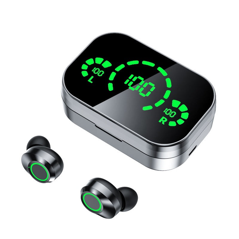 YD03 Wireless Bluetooth Headset TWS Large Screen Smart Digital Display In Ear Breathing Light - PrizQ