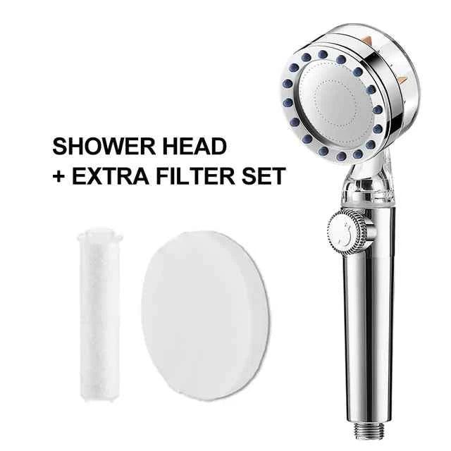 Turbocharged Douchekop – Krachtige Waterstroom voor een Luxe Douche-ervaring