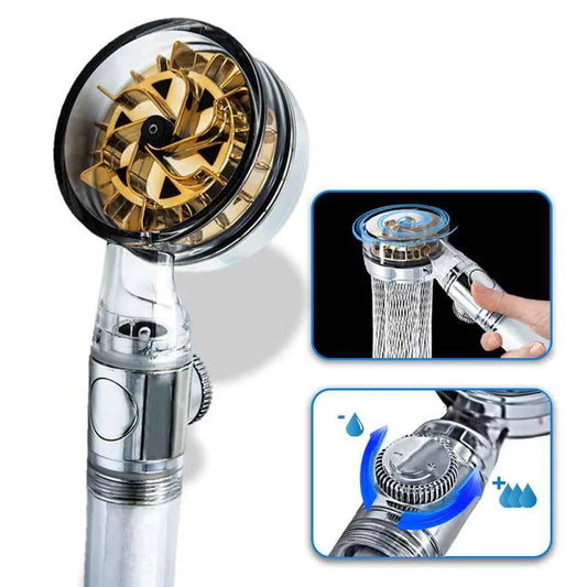 Turbocharged Douchekop – Krachtige Waterstroom voor een Luxe Douche-ervaring