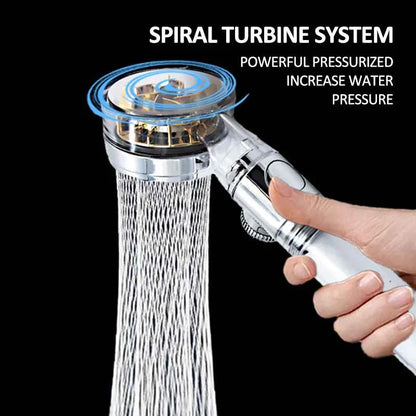 Turbocharged Douchekop – Krachtige Waterstroom voor een Luxe Douche-ervaring